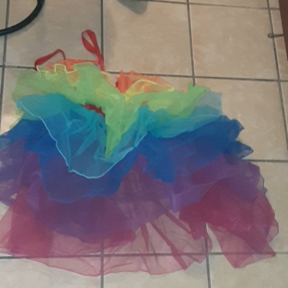 Halloween Leg Avenue Rainbow Unicorn TuTu Bodice - Picture 4 of 4